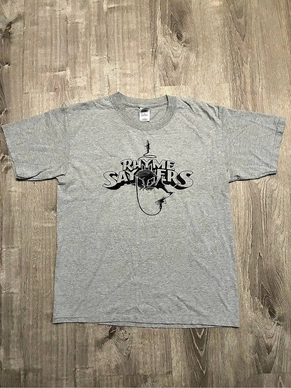 Vintage Rhyme Sayers Graphic Tee Size L